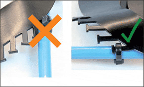 montage serre-câbles