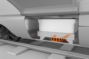 Tiroirs pour ensembles de batteries et armoires électriques avec chaîne porte-câbles igus