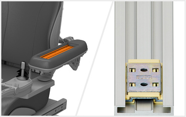 Accoudoir avec drylin N