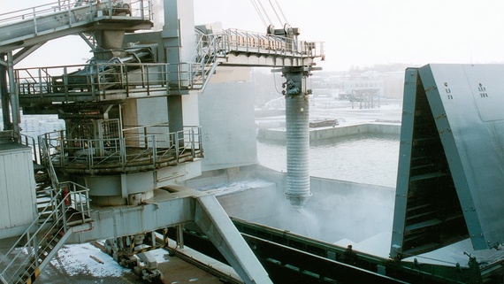 Chargeur de navire à Wismar