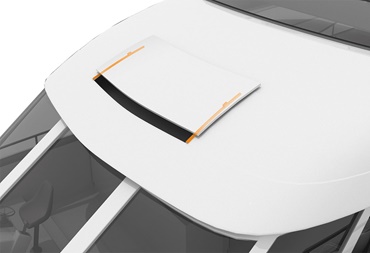 drylin® T miniature guide in a powered sun roof