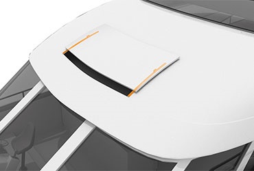 Toit ouvrant coulissant