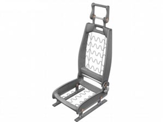 Car seat plastic bushings