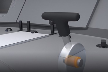 Système de levier dans la technique ferroviaire