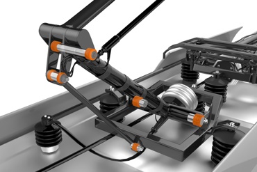 Application en extérieur, pantographe