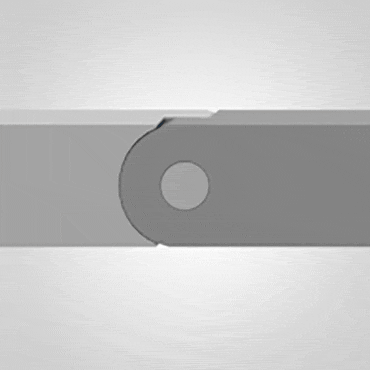 Double butée finale carrée