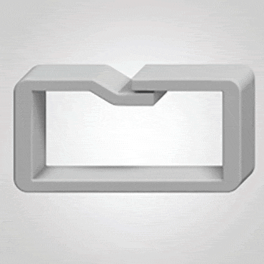 Double butée finale carrée