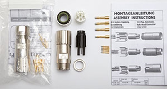 Connecteurs enfichables ronds