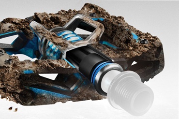 Pédale de vélo Crank Brothers avec palier lisse iglidur