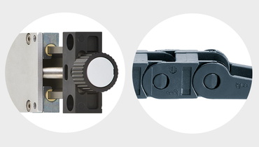 Guidages linéaires à vis SLW-0630 et chaîne porte-câbles E2 mini