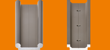 Rails doubles pour système linéaire drylin W