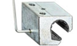 Single rail and housing bearing - round, adjustable