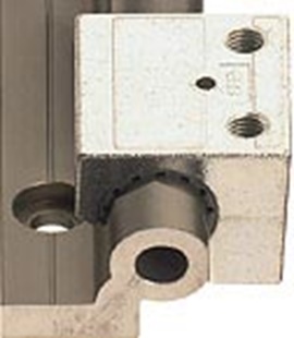 Single rail and housing bearing - round