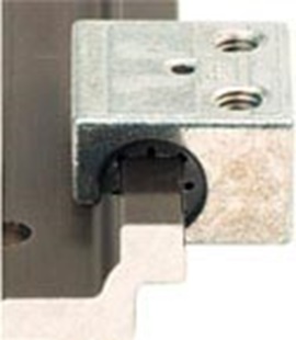 Single rail and housing bearing - angular
