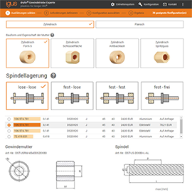 Entraînements à vis