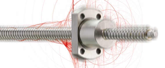 Ecrou à billes vibrant