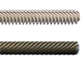 Steep-threaded spindles