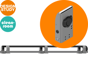 Roulettes compatibles salles blanches