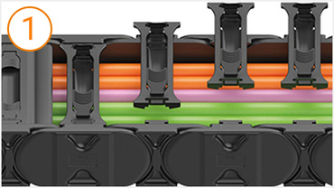 Chaîne porte-câbles E4Q