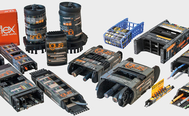 Echantillon de chaîne porte-câbles