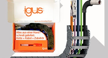 Echantillon de chaîne porte-câbles