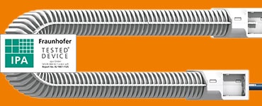 e-skin corrugated tube