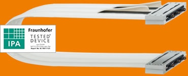 Flat cable guidance system: e-skin® flat