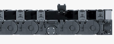 Chaîne porte-câbles E2/000 à roulettes