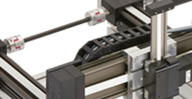 Chaîne porte-câbles pour robots linéaires