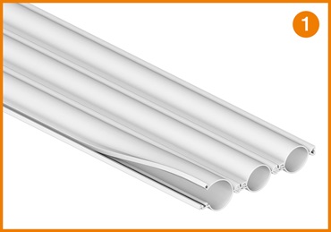 Chaîne porte-câbles ultra plate e-skin® flat