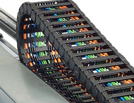 Chaîne porte-câbles à roulettes P4.1