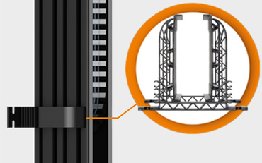 Chaîne porte-câbles guidelite ECO