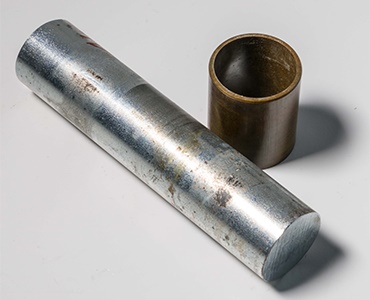 iglidur® Z sur un arbre galvanisé