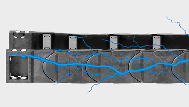 Chaîne porte-câbles ESD