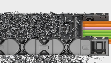 Gaine R4Q avec copeaux métalliques