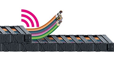 Chaîne porte-câbles et plastiques intelligents