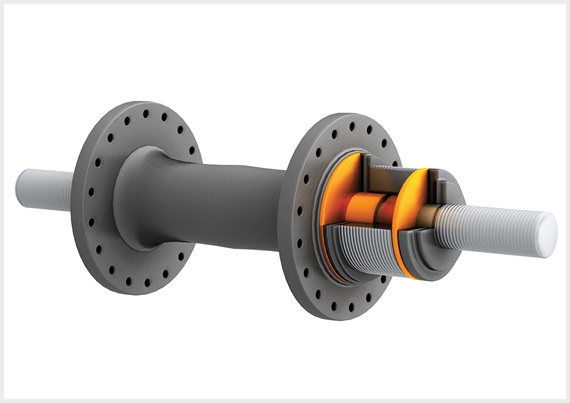 Roue libre avec des paliers lisses iglidur