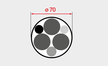 Potence d'alimentation e-dispenser