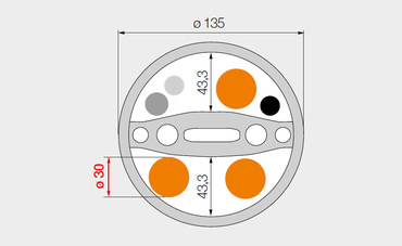Potence d'alimentation e-dispenser