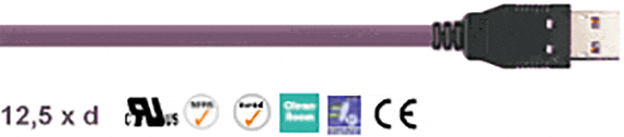 Chainflex® USB special cable - TPE bus cable