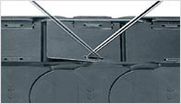 vertical mount cable carrier