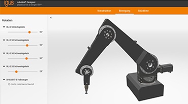 Designer robolink® avec bras articulé robolink® D