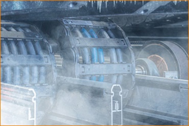 Chaînes porte-câbles pour milieux particuliers