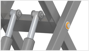 Paliers lisses iglidur dans l'articulation d'une table croisée