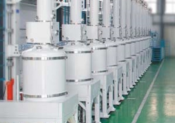 Unité linéaire monotube easytube dans une installation de production de silicium solaire