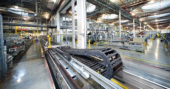 Laboratoire de tests chaînes porte-câbles