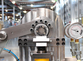 Test de résistance des paliers dans le laboratoire de tests