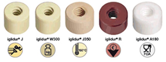 Trapezoidal thread materials