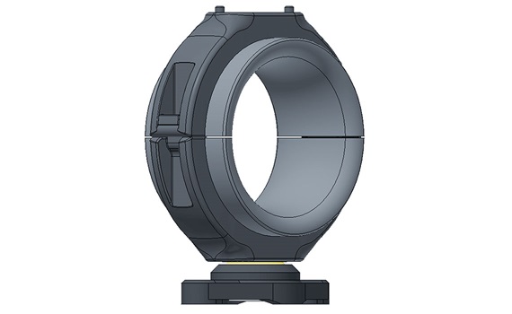 Anneau de guidage pour triflex R avec support pivotant