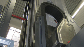 Fraiseuse à montant mobile